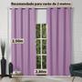 Imagem de Cortina Blackout de PVC 2,80m x 2,50m Lilas