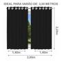 Imagem de Cortina Blackout Duplo Corta Luz Janela