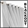 cortina blackout em tecido Fiori 5,00 x 2,70 c/voal cinza - Enxovais Bravin Imagem de cortina blackout em tecido Fiori 5,00 x 2,70 c/voal cinza