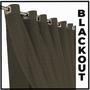 Imagem de cortina blackout Fiori corta luz 7,00 x 2,40 c/voal cinza