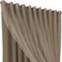 Imagem de cortina blackout Jade corta luz 6,50 x 2,90 quarto bege