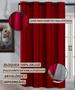 Imagem de Cortina Blackout Janela Pequena PVC Vermelho 1,40x1,60
