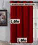 Imagem de Cortina Blackout Janela Pequena PVC Vermelho 1,40x1,60