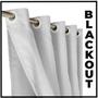 Imagem de cortina blackout Lisboa bloqueia a luz 7,00 x 2,60 cinza