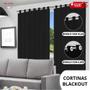 Imagem de Cortina Blackout Liso Blecaute Bloqueia 100% Luz