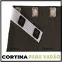 Imagem de cortina blackout Livia em tecido blackout 5,50 x 2,50 marro