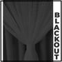 Imagem de cortina blackout Miami voal xadrez 8,00 x 2,80 sala branco