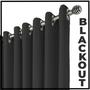 Imagem de cortina blackout Napoli para quarto sala 5,00 x 2,90 marrom