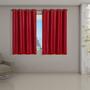 Imagem de Cortina Blackout Pata Com Voil Xadrez 2,0 M X 1,4 M Vermelho