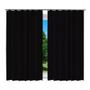 Imagem de Cortina Blackout Preto Com Ilhos - 280X250Cm