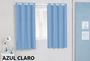 Imagem de Cortina Blackout PVC 2,20x1,30 Corta Luz 100% Sala e Quarto Varão Simples