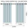 Imagem de Cortina Blackout PVC 2,80 m x 1,80 m - Preta