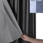 Imagem de Cortina Blackout PVC 2,80M X 1,60M Corta 100% da Luz para sala, escritório, quarto DECORAÇÃO