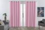 Imagem de Cortina Blackout PVC 2,80M x 1,80M Corta Luz 100% Para Varão Simples Rosa