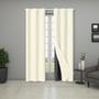 Imagem de Cortina Blackout PVC Cinza 2,40 m x 2,30 m - Marfim