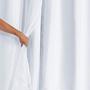 Imagem de Cortina Blackout PVC com Tecido Voil 2,00 m x 1,40 m Branco