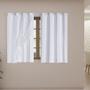Imagem de Cortina Blackout PVC com Tecido Voil 2,80 m x 1,60 m - Branca