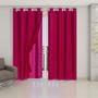 Imagem de Cortina Blackout Pvc Com Tecido Voil 2,80 M X 2,30 M Pink