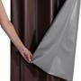 Imagem de Cortina Blackout PVC com Tecido Voil 2,80 m x 2,80 m Tabaco