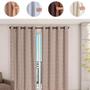 Imagem de Cortina Blackout Pvc Com Voil Tecido Xadrez 2,8 M X 2,3 M Em 4 OpÇÕEs De Cores - Casa Dona