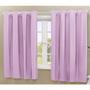 Cortina Blackout PVC corta 100 % a luz 2,80 m x 1,80 m Rosa - Bella Vita Imagem de Cortina Blackout PVC corta 100 % a luz 2,80 m x 1,80 m Rosa