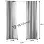 Imagem de Cortina Blackout PVC Corta Luz Sol 100% Blecaute 2,80 X 1,60 Branca
