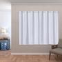 Imagem de Cortina Blackout PVC Forro Poliéster Xadrez Branco 200x140cm