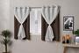Imagem de Cortina Blackout PVC (plástico) com VOIL e Argola para Sala ou Quarto 100% Blecaute 2,20M x 1,30M