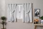 Imagem de Cortina Blackout PVC (plástico) com VOIL e Argola para Sala ou Quarto 100% Blecaute 2,80M x 1,40M