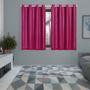 Imagem de Cortina Blackout PVC prata com Voil 2,80 m x 1,60 m Pink