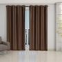 Imagem de Cortina Blackout PVC Prata com Voil 2,80 m x 2,30 m