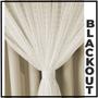 Imagem de cortina blackout sala e quarto 6,00 x 2,80 voal Miami branco