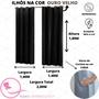 Imagem de Cortina Blackout Sala ou Quarto PVC 2,80m x 1,80m Bloqueia 100% a Luz 