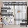 Imagem de Cortina Blackout Tecido 100% Corta Luz Comfort 4,20m x 2,50m - Branco Bella Janela
