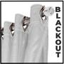 Imagem de cortina blackout tecido grosso Ana  8,00 x 2,90 preto