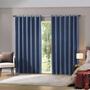 Imagem de Cortina Blackout Tecido Linen Indigo 3,00 x 2,30 Bella Janela