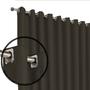 Imagem de cortina blackout Turin quarto de janela 5,50 x 2,70 marrom