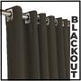 Imagem de cortina blackout Turin quarto de janela 5,50 x 2,70 marrom
