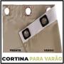 Imagem de cortina blackout Veneza 8,00 x 2,90 corta luz voal preto