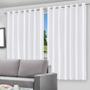 Imagem de Cortina Blecaute Blackout 280x250cm com Ilhós Corta Luz 100% PVC Vários Cores - Envio Rápido