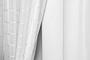 Imagem de Cortina Blecaute PVC 4,00x1,80 Com Tecido Voal Varao Simples Sala e Quarto