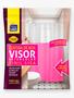 Imagem de Cortina Box com Visor Em PVC Para Banheiro Anti Mofo Com Ganchos