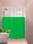 Imagem de Cortina Box com Visor Em PVC Para Banheiro Anti Mofo Com Ganchos