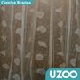 Imagem de Cortina Box PVC 198x180cm Uzoo Estampada Banheiro Chuveiro Impermeável Decoração