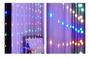 Imagem de Cortina Cachoeira 240 LEDs 3 Metros Com Funções Bivolt Colorido Pisca