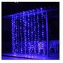 Imagem de Cortina Cascata 192 Leds Natal 1,5 x 1,8 metros Luz Azul 110v