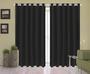 Cortina Corta Luz 2,80m X 1,80m 100% Blackout PVC Preta Para Sala Ou Quarto Para Varão Simples - Ibitinga Decora Imagem de Cortina Corta Luz 2,80m X 1,80m 100% Blackout PVC Preta Para Sala Ou Quarto Para Varão Simples