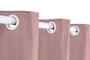 Imagem de Cortina Corta Luz 3,00m X 1,80m 100% Blackout PVC Rosa Para Sala Ou Quarto Para Varão Simples