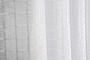 Imagem de Cortina Corta Luz 4,00m X 2,40m 100% Blackout Com Voil Xadrez Branco Com Ilhós Cromado Para Varão Simples.