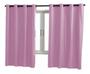 Imagem de Cortina Corta Luz Blackout PVC Plástica Rosa 2,20m x 1,30m